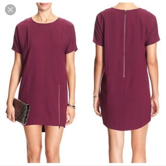 Banana Republic Dresses & Skirts - Banana republic maroon shift dress